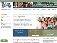 Tablet Screenshot of hickman-lowder.com